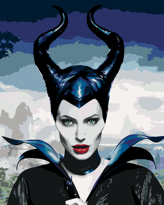 Diamond painting - PORTRÄT VON MALEFICENT