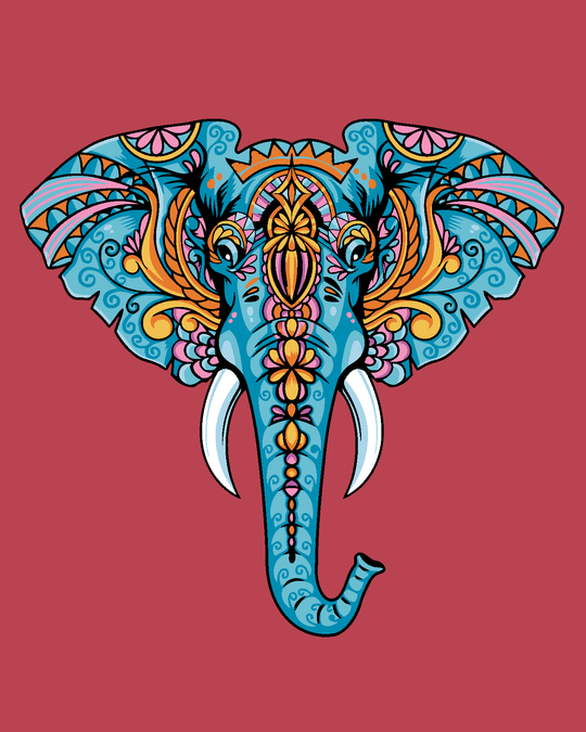 Diamond painting - MANDALA ELEFANT