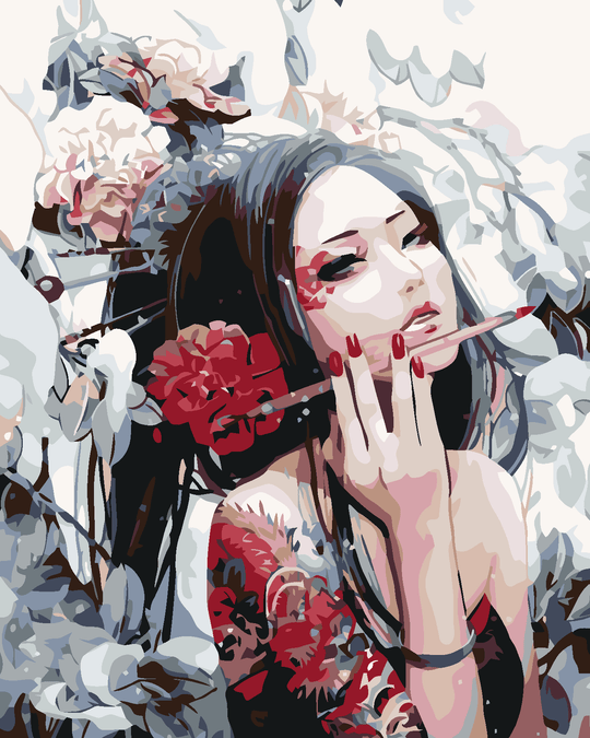Diamond painting - MALERIN AUS JAPAN