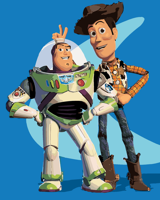 Diamond painting - WOODY UND BUZZ (TOY STORY)