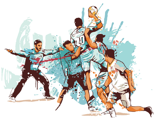 Diamond painting - HANDBALL