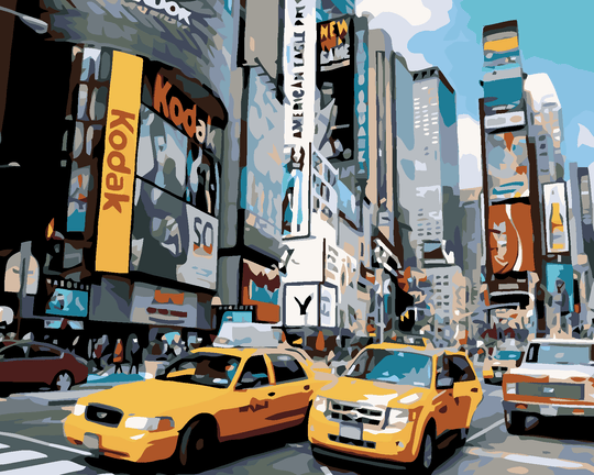 Diamond painting - STRAßE IN NEW YORK