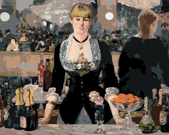 Diamond painting - BAR IN FOLIES BERGÈRE (ÉDOUARD MANET)