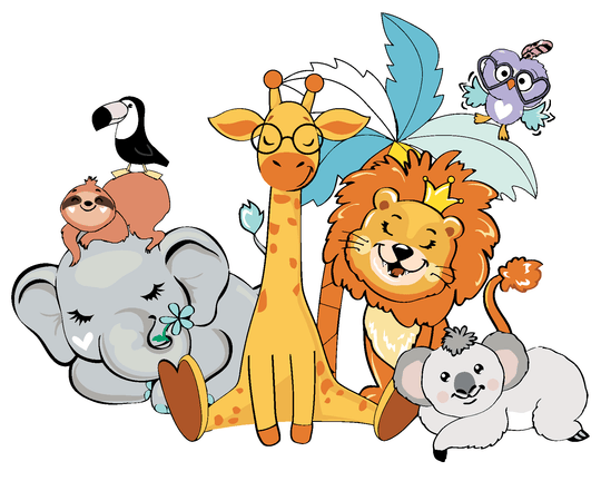 Diamond painting - GIRAFFE, ELEFANT, LÖWE, KOALA, TUKAN UND ANDERE TIERE