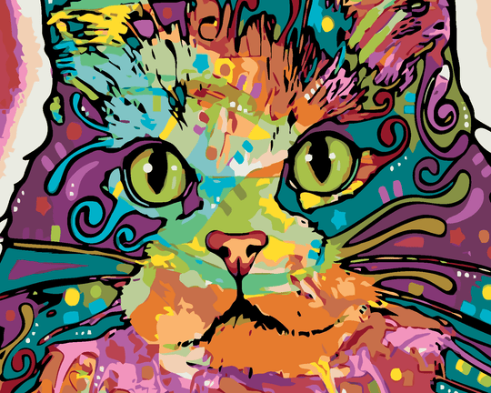 Diamond painting - KATZENKARTE