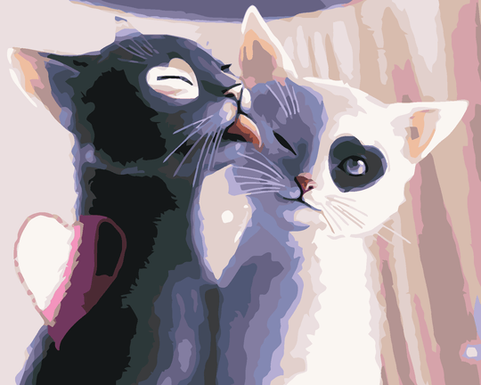Diamond painting - KATZENLIEBE