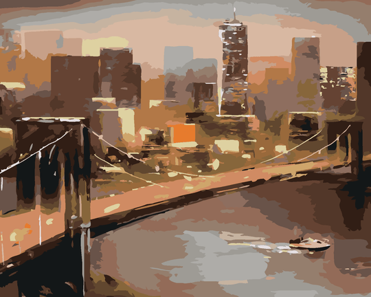 Diamond painting - BLICK AUF NEW YORK