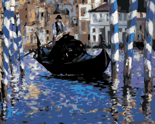 Diamond painting - GROSSER KANAL IN VENEDIG (ÉDOUARD MANET)