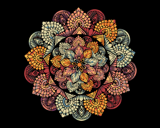 Diamond painting - MANDALA IX