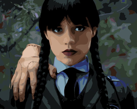 Diamond painting - WEDNESDAY UND DIE SACHE