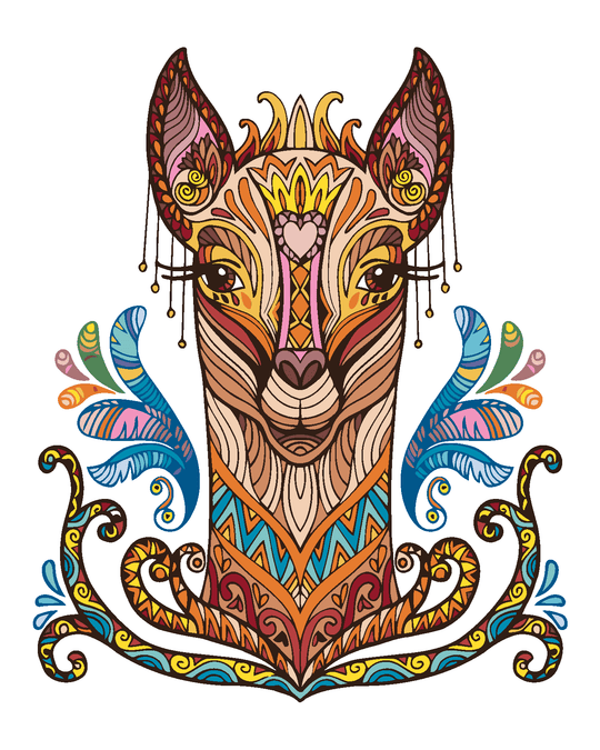 Diamond painting - MANDALA LAMA