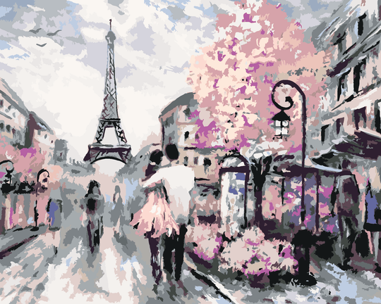 Diamond painting - EIN SPAZIERGANG DURCH PARIS