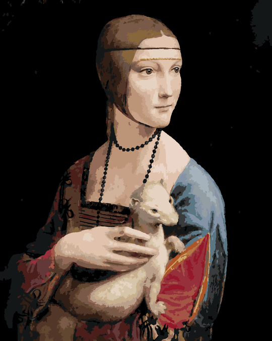 Diamond painting - DAME MIT DEM HERMELIN (LEONARDO DA VINCI)