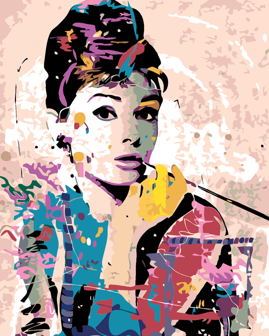 Diamond painting - AUDREY HEPBURN