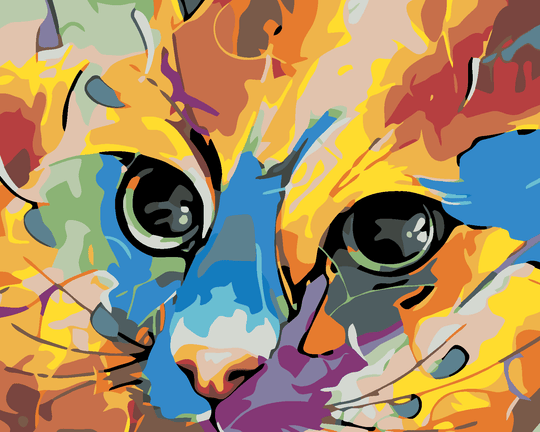 Diamond painting - KATZENBLICK