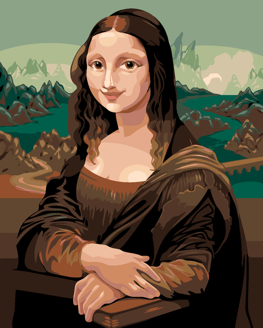 Diamond painting - MÄRCHEN MONA LISA - INSPIRATION DAVINCI