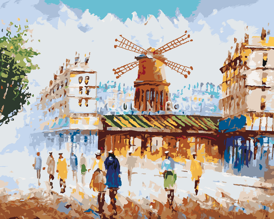 Diamond painting - MOULIN ROUGE IN PARIS