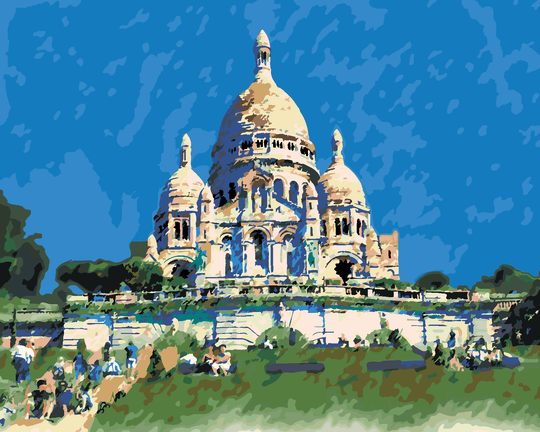 Diamond painting - SACRE COEUR IN PARIS