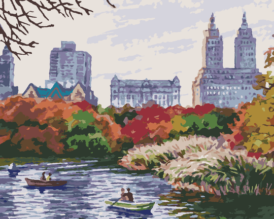 Diamond painting - NEW YORK IM HERBST