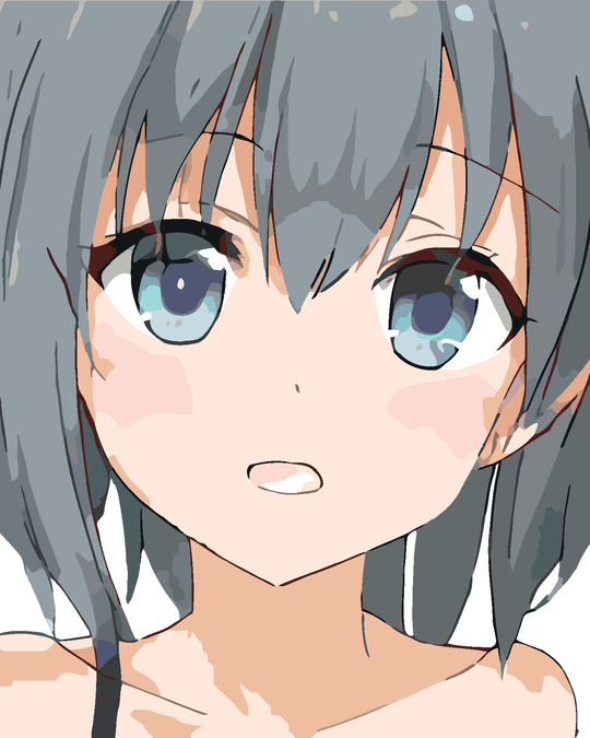 Diamond painting - ANIME MÄDCHEN PORTRÄT