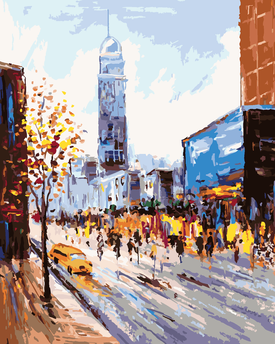 Diamond painting - EIN WOCHENTAG IN NEW YORK