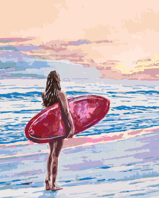 Diamond painting - SURFER