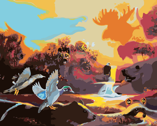 Diamond painting - TIERREICH (D. RUSTY RUST)