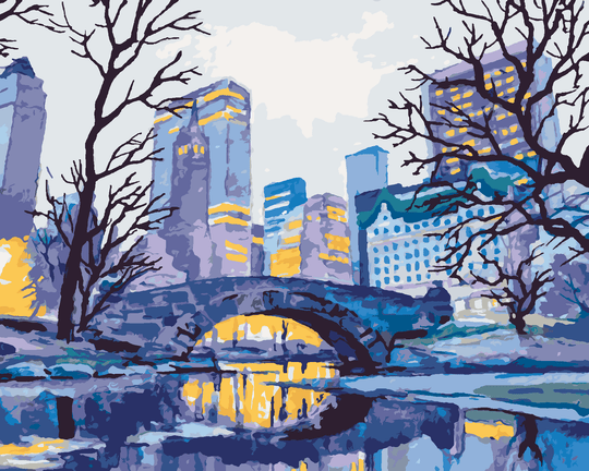 Diamond painting - BRÜCKE IN NEW YORK
