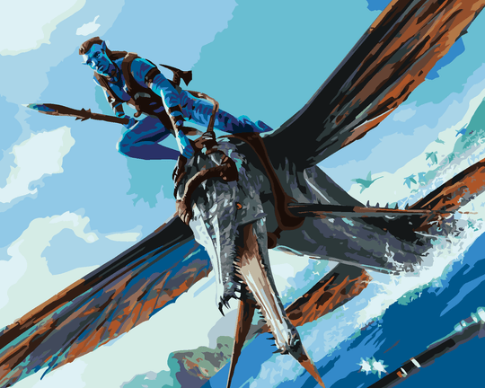 Diamond painting - AVATAR AUF TIER (Avatar)